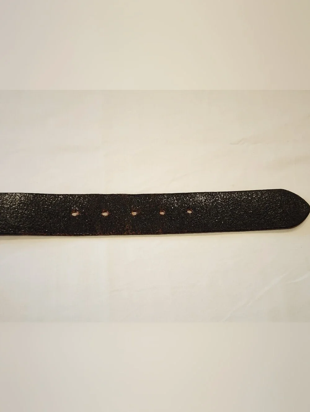 Diesel Black Leather Belt with Brushed Silver Square Buckle